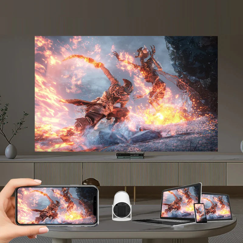 Projetor Portátil HY320 Pro 4K - Promoção de Setembro